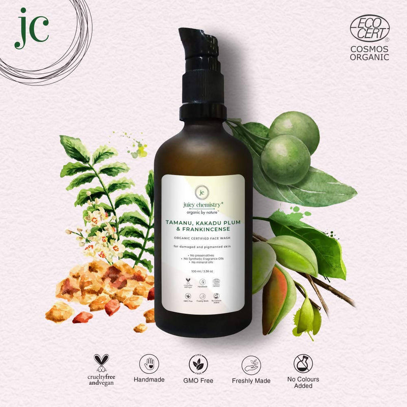 Juicy Chemistry Kakadu Plum & Frankincense Face Wash For Damaged