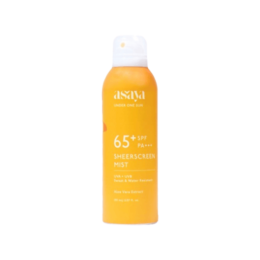 Asaya Broadspectrum Sunscreen Spray SPF 50+, Waterproof Spray Sunscreen For Face & Body