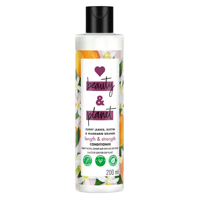 Love Beauty And Planet Curry Leaves Biotin & Mandarin Hair Care Combo