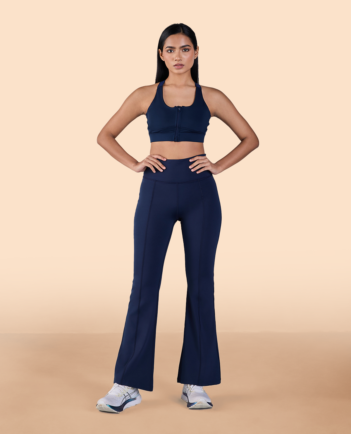 Formal Flare Pants in Second SKN Navy