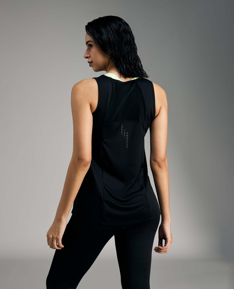 Feather Feel Tank Top Black