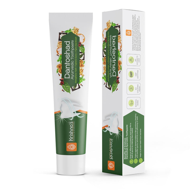 Krishna'S Herbal & Ayurveda Dantoshad Ayurvedic Toothpaste