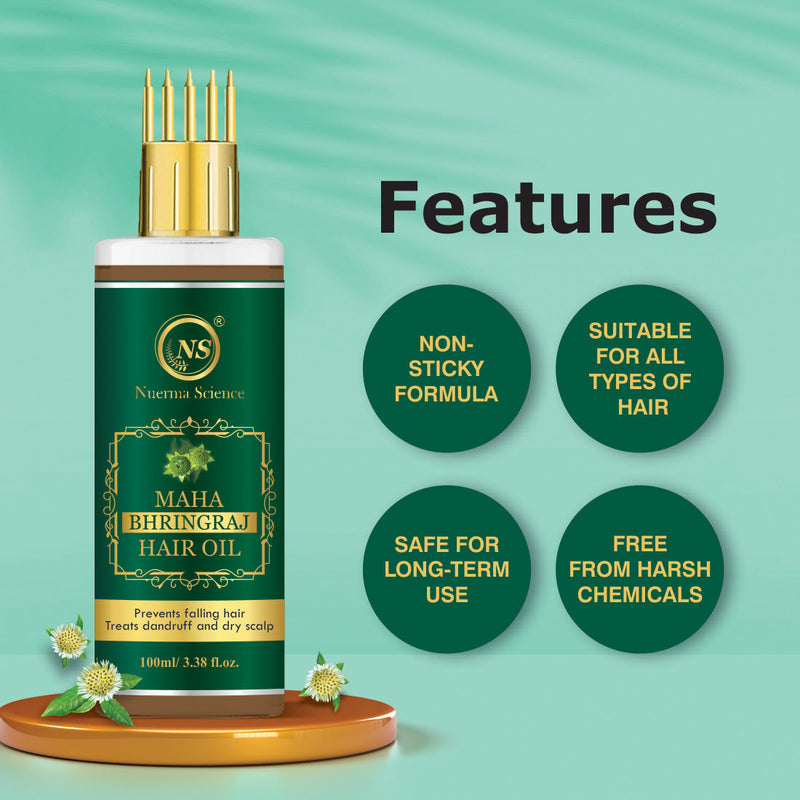 Nuerma Science Maha Bhringraj Hair Oil