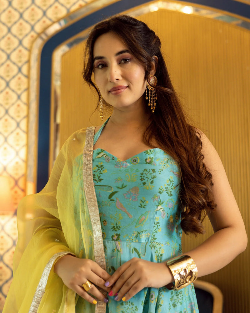 Firosa Chanderi Sharara Set