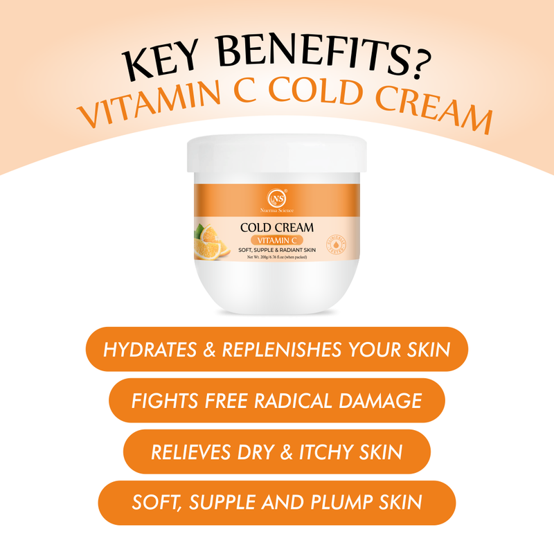 Nuerma Science Vitamin C Cold Cream for Soft, Supple & Radiant Skin