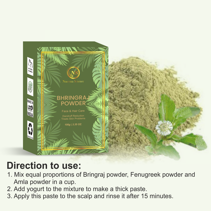 Nuerma Science Bhringraj Natural & Organic Powder