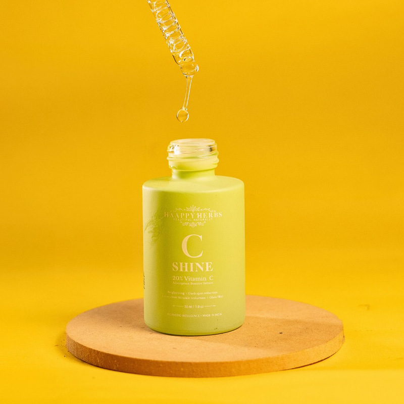 Haappyherbs C Shine 20% Vitamin C Absorption Booster Serum