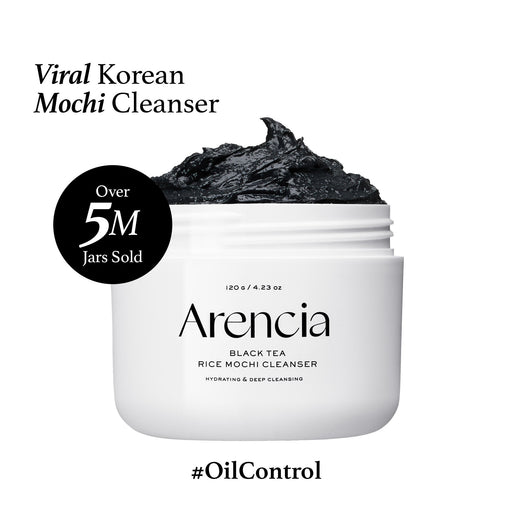 Arencia Black Tea Rice Mochi Cleanser