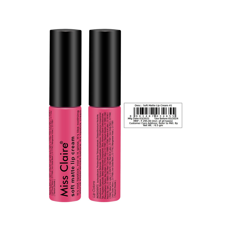 Miss Claire Soft Matte Lip Cream - 41