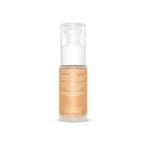 Mamaearth Hydra-Glow Full Coverage Foundation With Vitamin C & Turmeric - Sun Glow
