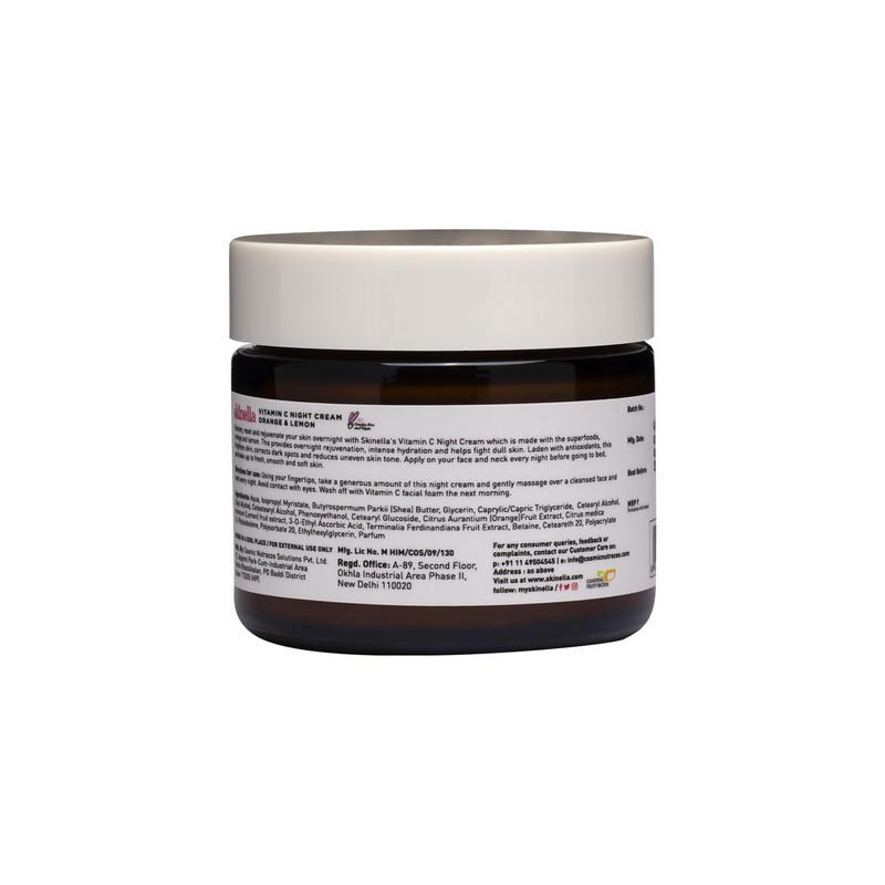 Skinella Vitamin C Night Cream-Orange Lemon