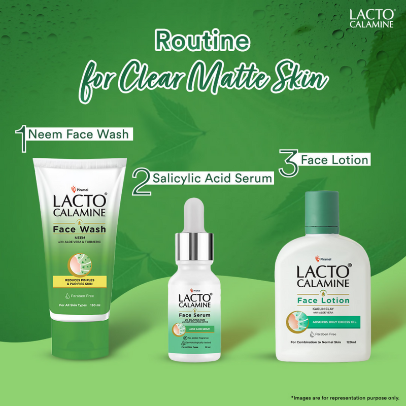Lacto Calamine Facewash With Neem, Aloe Vera & Turmeric