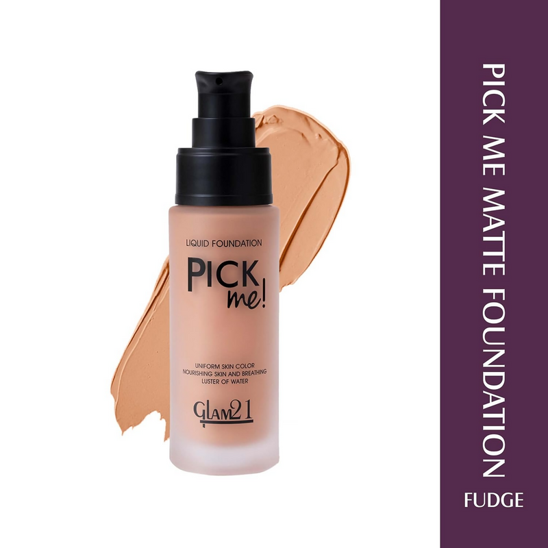 Glam21 Pick Me Matte Foundation - Fudge