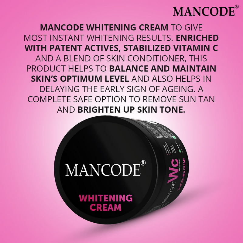Mancode Whitening Cream