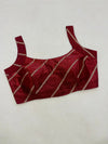Divine Sangariya festive wear organza blouse