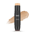 Glam21 Foundation Stick with Brush, Waterproof Matte Finish, 8g Vanilla Twist