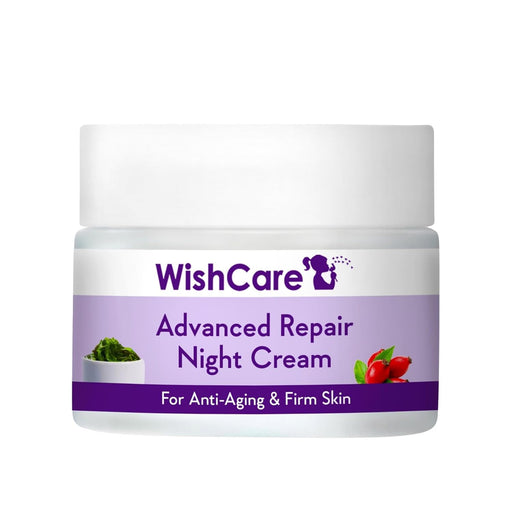 WishCare Advanced Repair Night Cream jar on a white background
