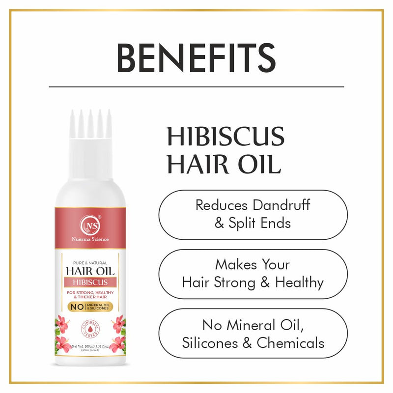 Nuerma Science Hibiscus Hair Oil for Stronger Hair