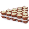 Welburn Pure Cow Ghee Diyas 60-Pack, 45-Min Burn, Ready for Puja
