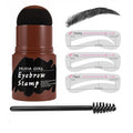 Eyebrow Stamp Kit with Stencils Waterproof Long-Lasting Black