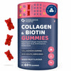 Carbamide Forte Collagen & Biotin Gummies for Hair, Skin, Nails - 60 Count