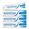 Sensodyne Fresh Gel Toothpaste Pack, 450g for Sensitive Teeth (3x150g)