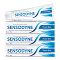 Sensodyne Fresh Gel Toothpaste Pack, 450g for Sensitive Teeth (3x150g)