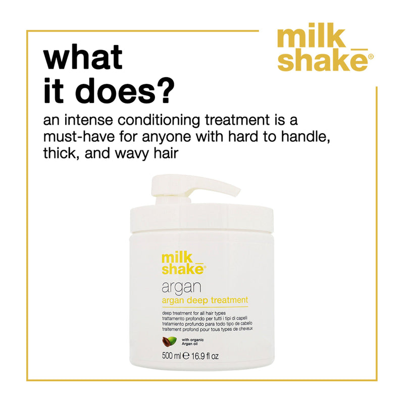 Milkshake Argan Mask For Deep Nourishment & Frizz Free Hair