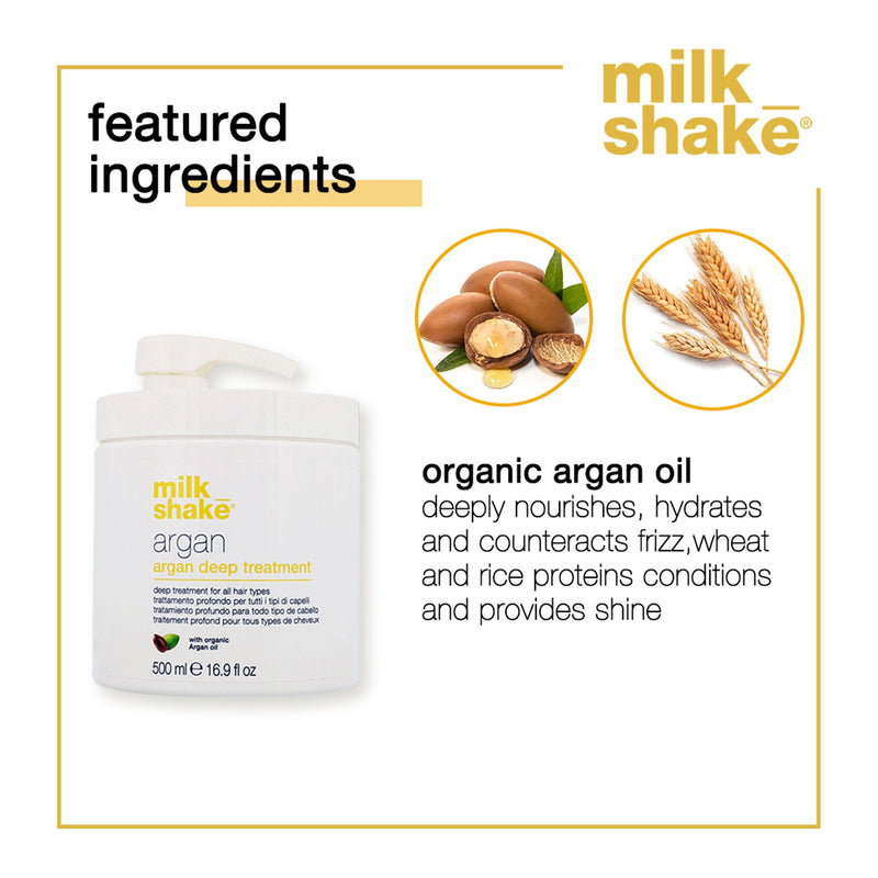 Milkshake Argan Mask For Deep Nourishment & Frizz Free Hair