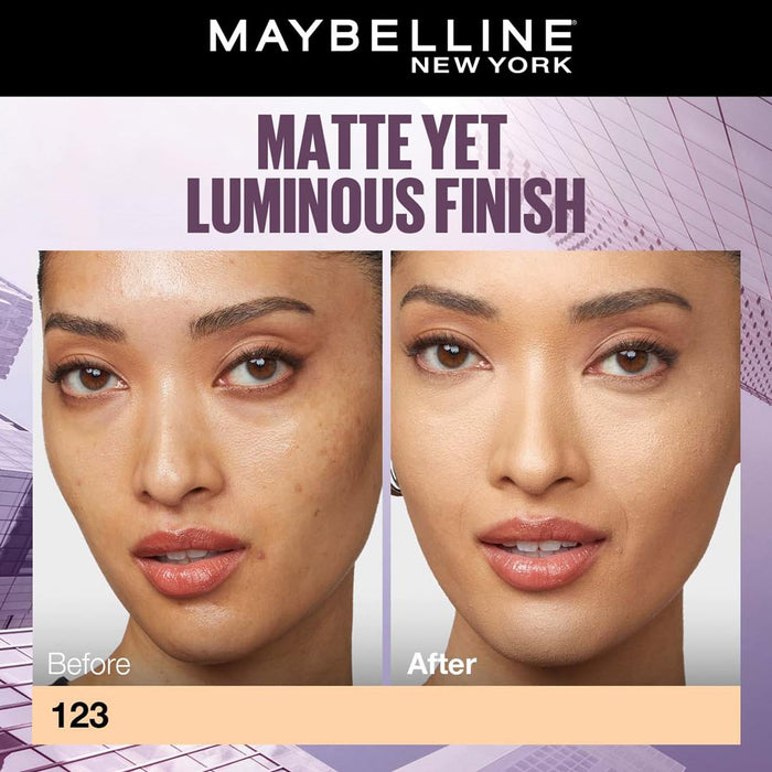 Maybelline New York Super Stay Lumi Matte Liquid Foundation, 30 HR Long Lasting yet Lightweight, 228, 35ml