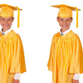 Yellow Graduation Gown Convocation Gown for Kids Costume (2-10 YRS)