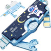 Umadiya Space Theme Magnetic Pencil Box with Accessories for Kids