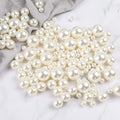 Ecofynd 1400-Piece Cream Pearl Beads Kit for Jewelry Making