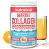 Nutrabud Marine Collagen Powder for Skin, Hair, Nails & Joints 200g Orange
