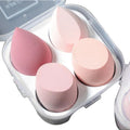 Omidazzle Soft Makeup Sponge Set of 4 with Box Multicolor