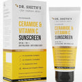 Dr. Sheth's Ceramide & Vitamin C Sunscreen | SPF 50+ | Bright Skin & Healthy Glow