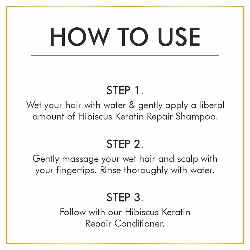 Nuerma Science Hibiscus Hair Shampoo with Keratin Repair (SLS Free)