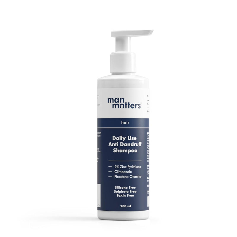 Man Matters Anti Dandruff Daily Use Shampoo, Reduces Dandruff, Flaking & Soothes Scalp Irritatio