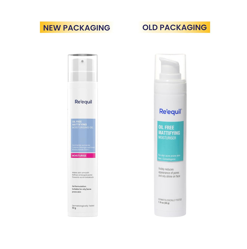 Re'equil Oil Free Mattifying Moisturizer, Boosts Hydration, Refines Enlarged Pores