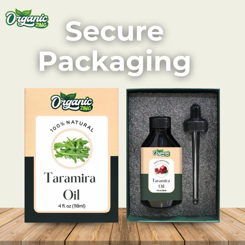 Organic Zing Taramira (Eruca vesicaria SSP. Sativa) Oil |Pure & Natural Steam Distilled Essential Oil Massage, Skincare & Haircare