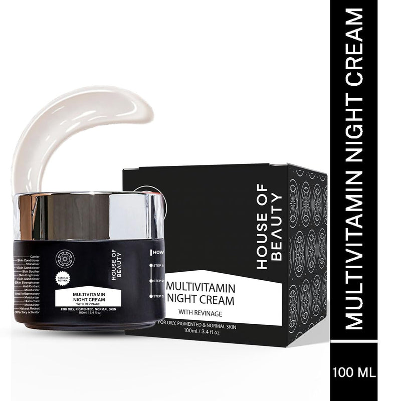House Of Beauty Multivitamin Nourish Night Cream With Revinage For Face