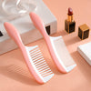 Zollyss Pink & White Hair Comb Set for Women & Men, Fine & Wide Tooth