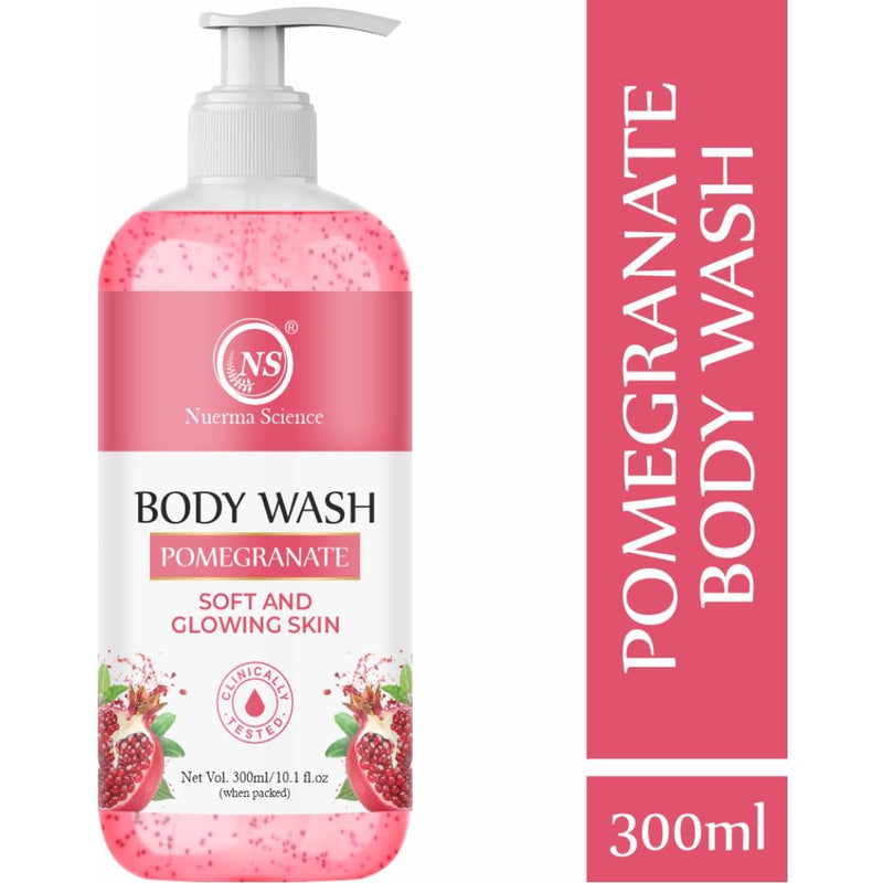 Nuerma Science Pomegranate Body Wash | For Soft & Glowing Skin