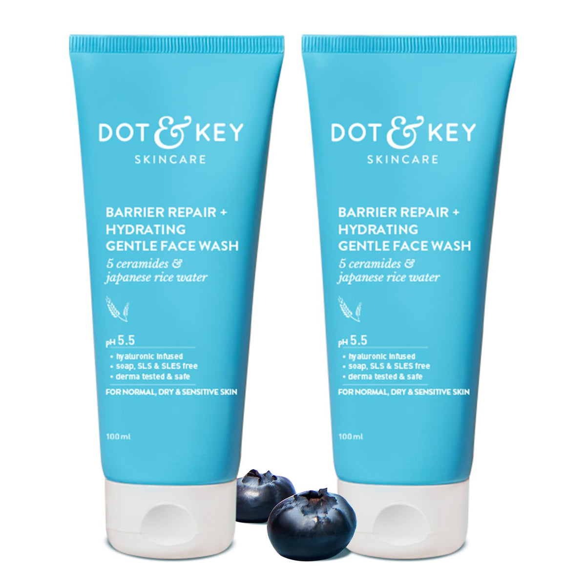 DOT & KEY Barrier Repair + Hydrating Gentle Face Wash With Probiotic