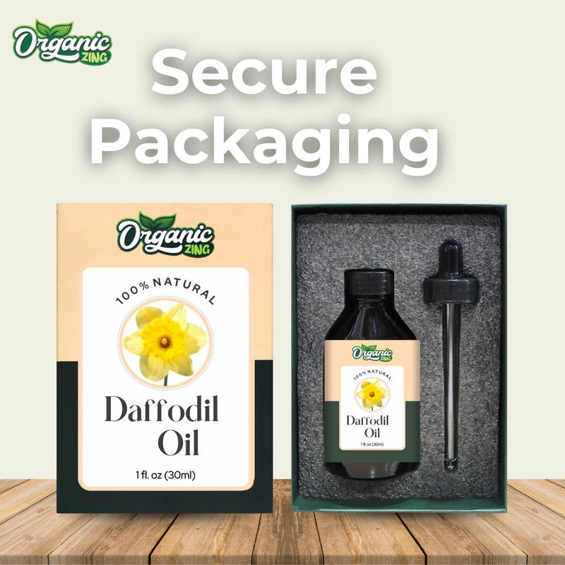 Organic Zing Daffodil (Narcissus jonquilla) Oil | Pure & Natural Essential Oil for Aroma and Diffusers