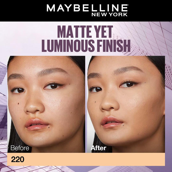 Maybelline New York Super Stay Lumi Matte Liquid Foundation, 30 HR Long Lasting yet Lightweight, 228, 35ml