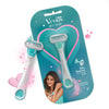 Gillette Venus Skin Love Women's Razor with Skin Essence, 1 Pack, Green