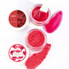 Raspberry Lip Scrub & Mask Combo for Dry, Dark, Chapped Lips - Vegan, Natural
