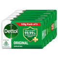 Dettol Germ Protection Soap Bar Pack of 5, 625g Total
