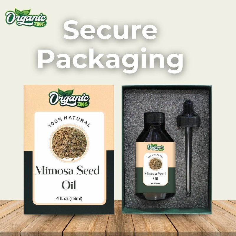 Organic Zing Mimosa Seed (Acacia dealbata) | Pure & Natural Essential Oil for Aroma & Diffusers, Skincare, Massage